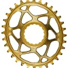 Absolute Black Direct Mount Race Face Cinch Oval Chainrings (Gold) (Single) (3mm Offset/Boost) (32T) (1 x 10/11/12 Speed)