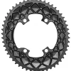 Absolute Black Premium Dura-Ace/Ultegra 9100/8000 Oval Chainrings (Black) (2 x 11 Speed) (Outer) (50T) (110mm Shimano Asym. BCD)