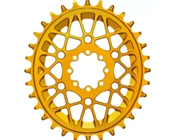 Absolute Black SRAM T-Type Oval 8-Blot Direct Mount Chainring (Gold) (Single) (30T) (3mm Offset/Boost)