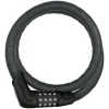 Abus Steel-O-Flex 6615C Combination Cable Lock w/ Mount (Black) (31.5")