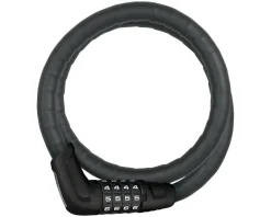 Abus Steel-O-Flex 6615C Combination Cable Lock w/ Mount (Black) (31.5")