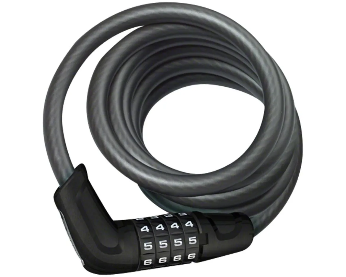 Abus Tresor 6512 Combination Coiled Cable Lock w/ Mount (180cm)