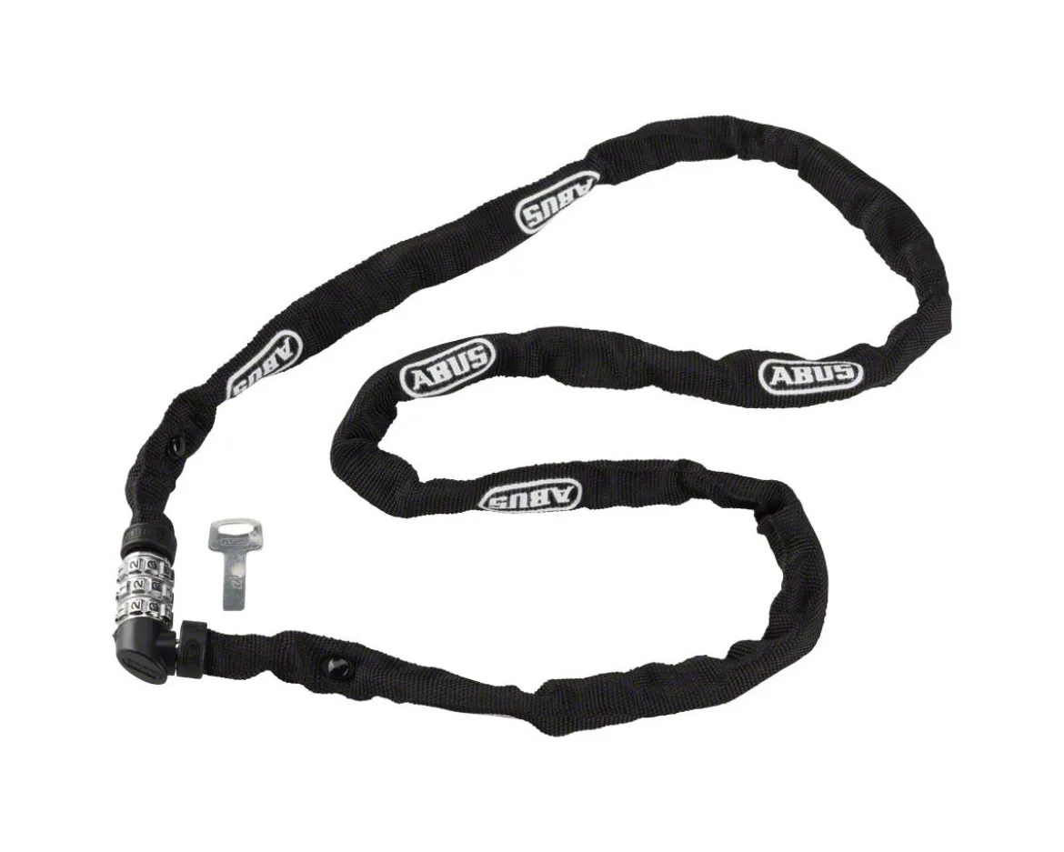 Abus Web Chain Lock 1200Combination (Black) (110cm)