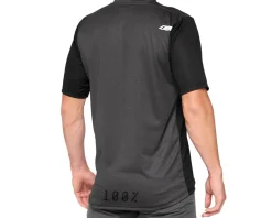 100% Airmatic Jersey (Black/Charcoal) (S)
