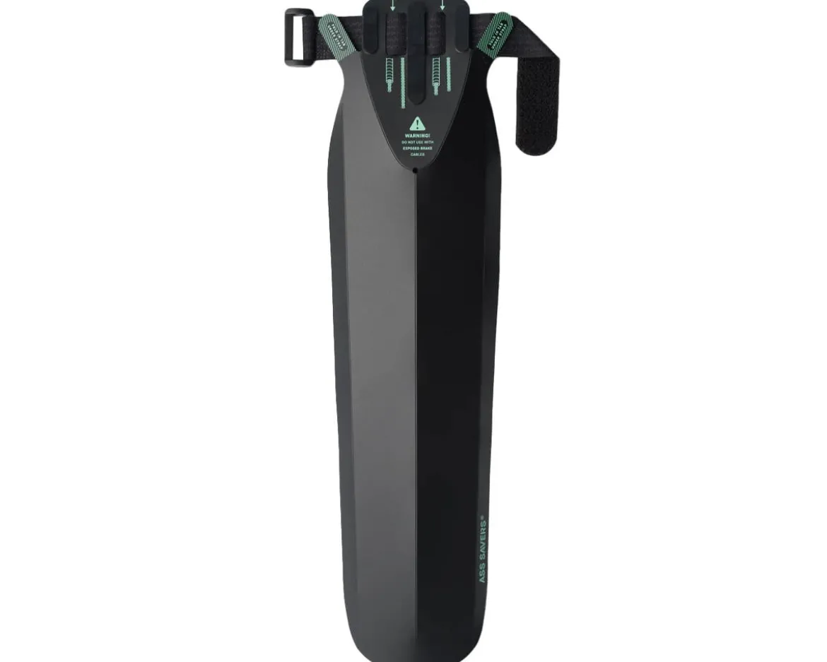 Ass Savers Speed Mullet Regular Front Fender (Black) (Road/Gravel) (Downtube Mount)