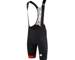 Assos Men's T.equipe Evo Cycling Bib Shorts (National Red) (S)