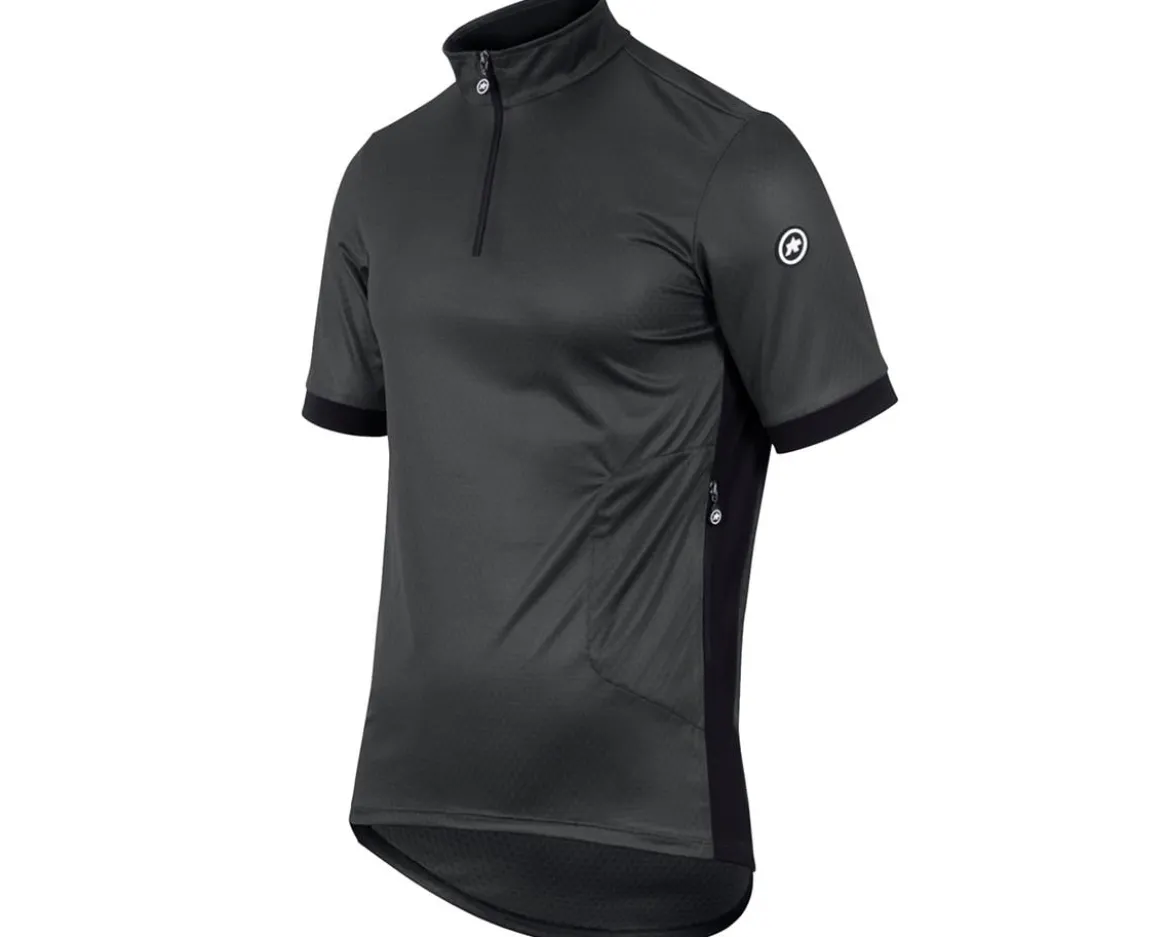 Assos MILLE GTC C2 Short Sleeve Jersey (Torpedo Grey) (L)