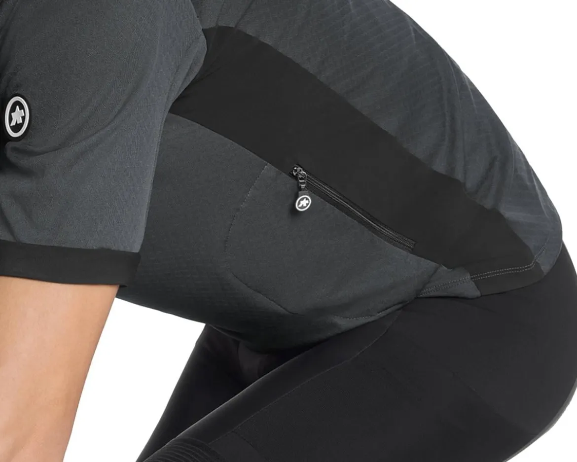 Assos MILLE GTC C2 Short Sleeve Jersey (Torpedo Grey) (L)