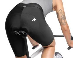 Assos Women's UMA GT Half Short (S11) (Black Series) (Long Inseam) (L)