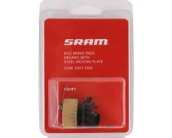 Avid Disc Brake Pads (Organic) (1 Pair) (Avid Code 2007-10) (Steel Back)