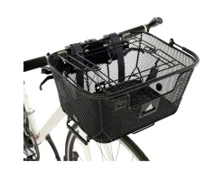 Axiom Pet Basket (Black) (Mounts For Handlebars & Rack)