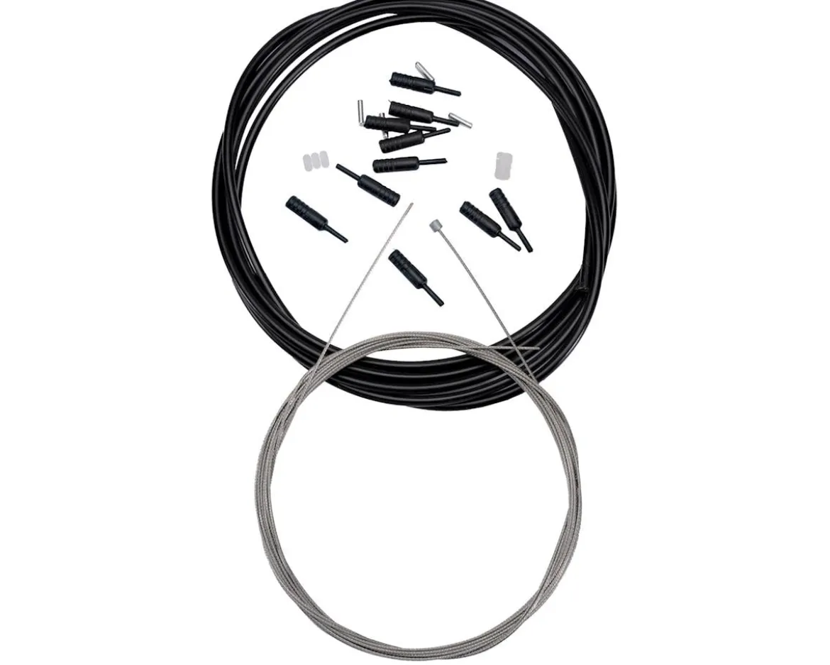 Aztec Shifter Cable & Housing Set (Black) (For Shimano/SRAM) (1.1mm) (2200mm)
