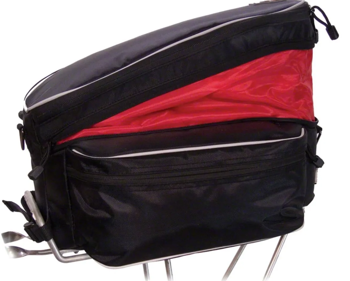 Banjo Brothers Expanding Rack Top Bag (Black) (12.7-15.2L)