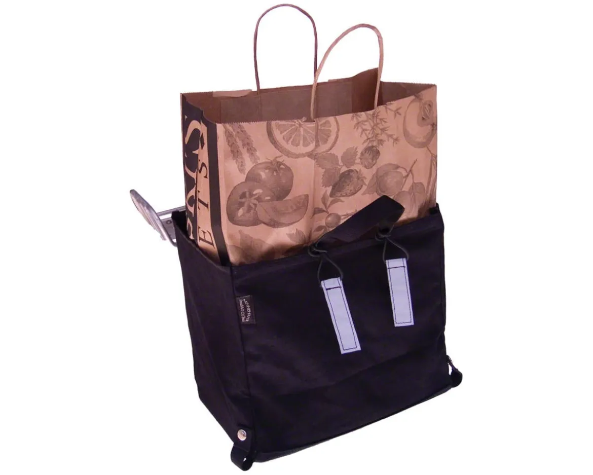 Banjo Brothers Minnehaha Canvas Grocery Pannier (Black)