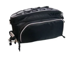 Banjo Brothers Rack Top Pannier Bag (Black) (14.7-21.3L)