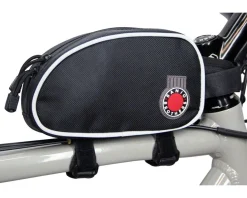 Banjo Brothers Top Tube Bag (Black) (Large) (1.1L)