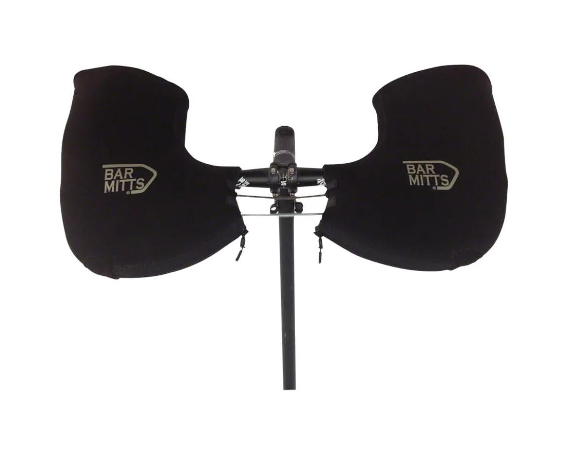 Bar Mitts Extreme Mountain/Commuter Pogie Handlebar Mittens (Black) (One Size Fits Most)