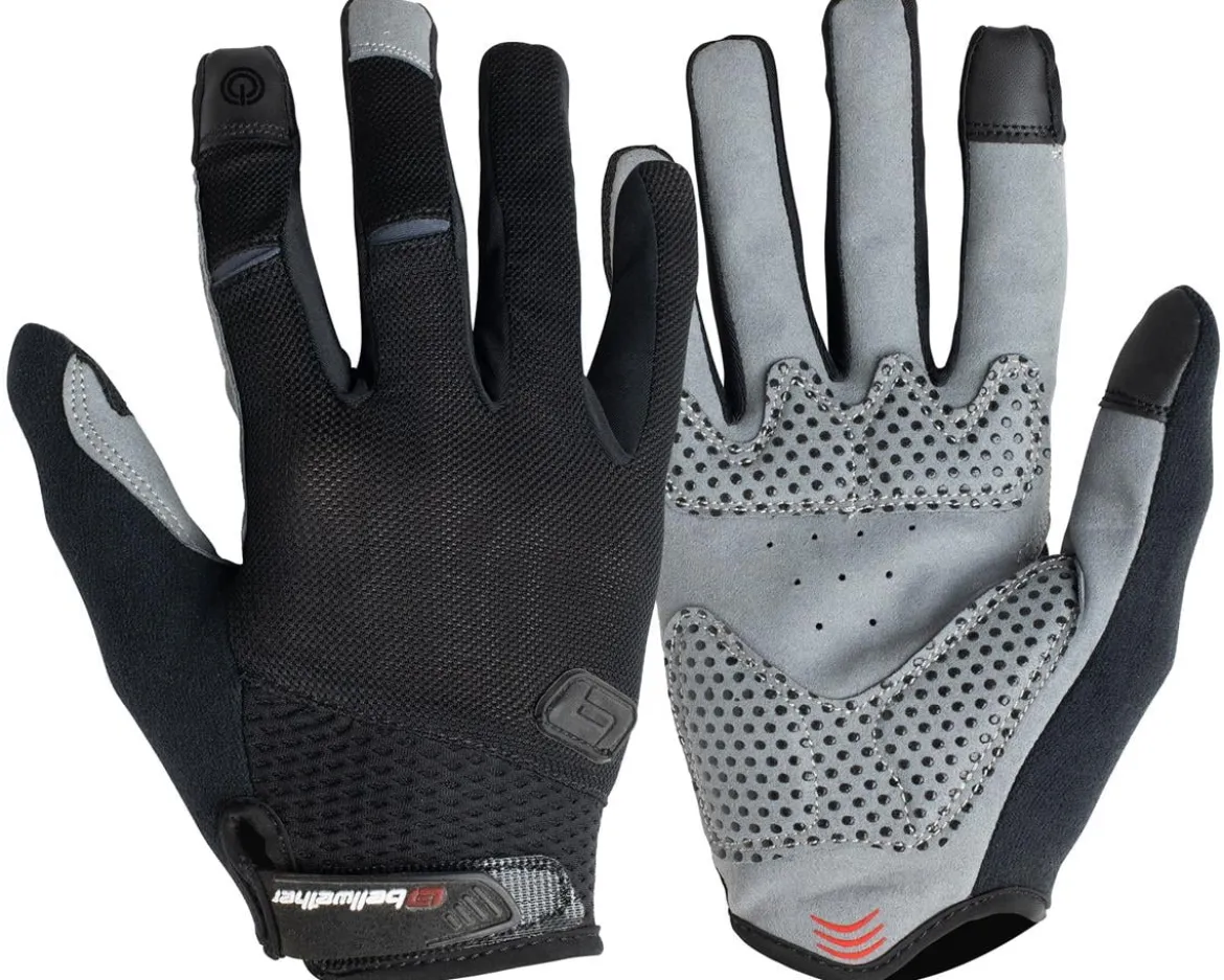 Bellwether Direct Dial Men's Full Finger Gloves (Black) (XL)