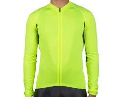 Bellwether Men's Sol-Air UPF 40+ Long Sleeve Jersey (Hi-Vis) (S)