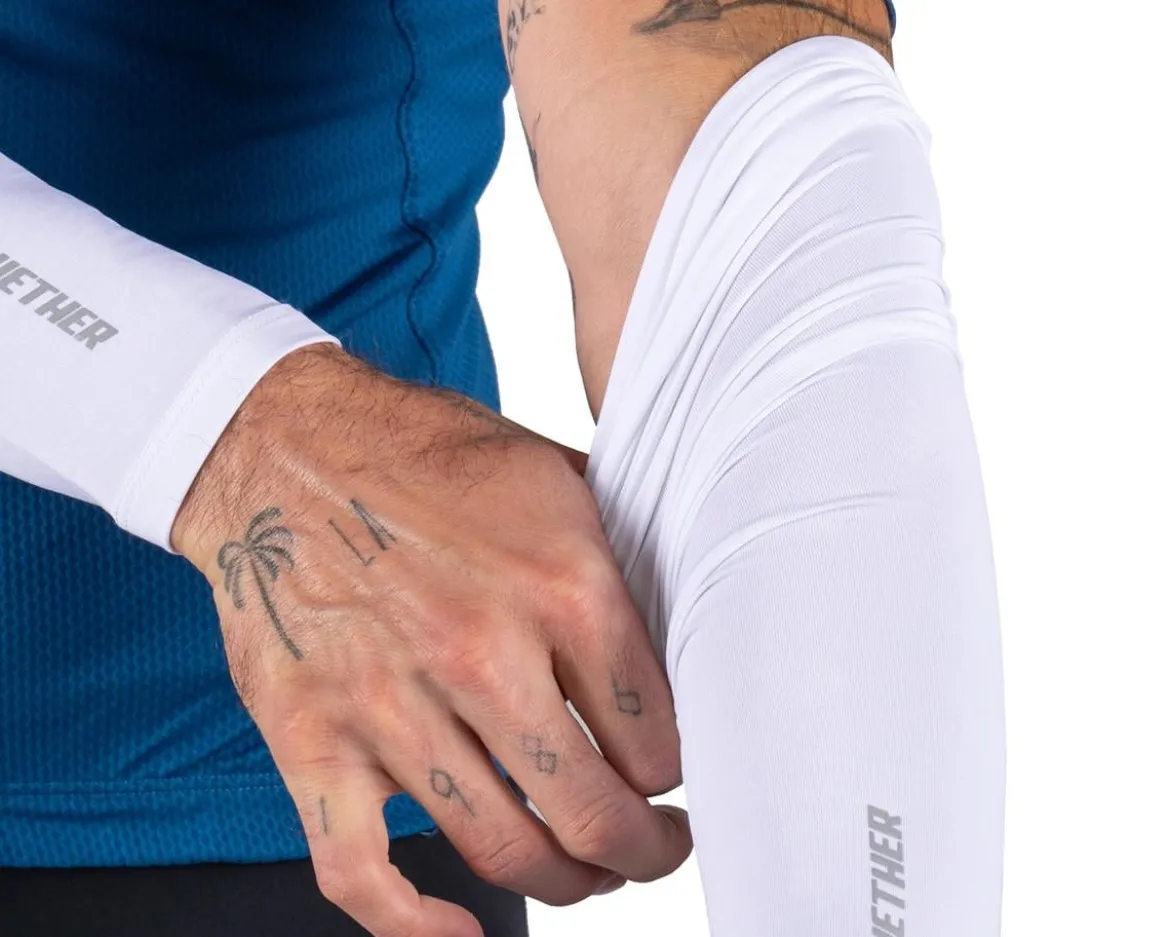 Bellwether UPF 50+ Sun Sleeves (White) (XL)