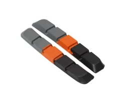 Box One V-Brake Pad Inserts (Black/Orange/Grey) (1 Pair)