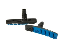 Box Three V-Brake Pads (Blue) (1 Pair) (Threaded)