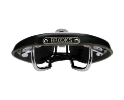 Brooks B17 Imperial Women's Saddle (Black) (Steel Rails) (177mm)