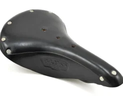 Brooks B17 Saddle (Black) (Black Steel Rails) (170mm)