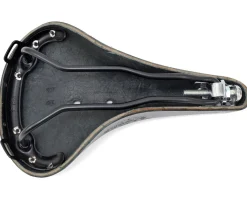 Brooks B17 Saddle (Black) (Black Steel Rails) (170mm)