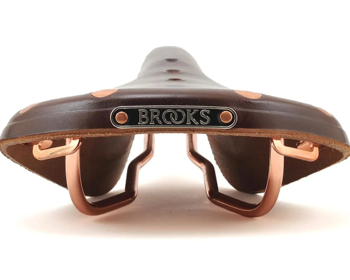 Brooks B17 Special Leather Saddle (Antique Brown) (Copper Steel Rails) (175mm)