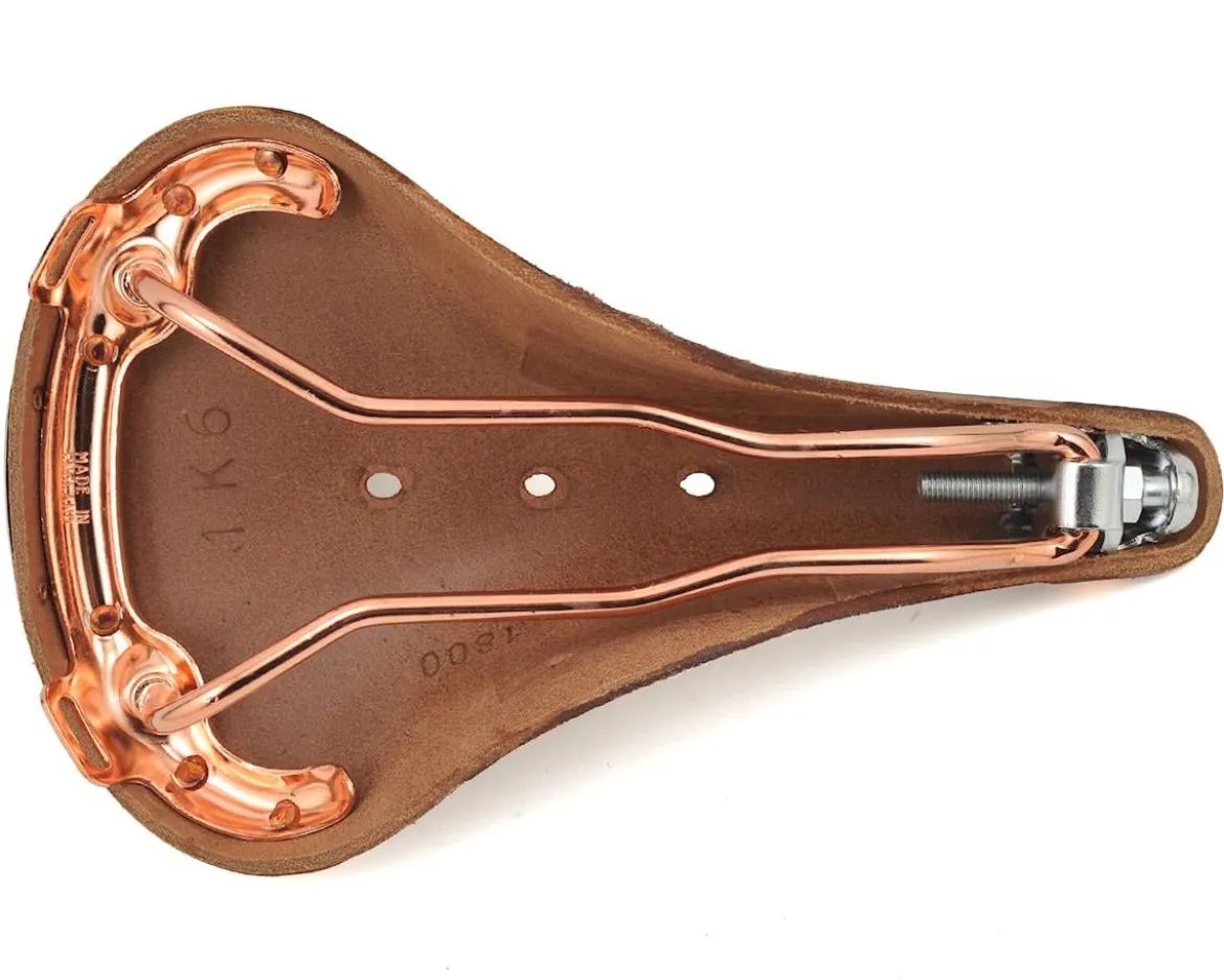 Brooks B17 Special Leather Saddle (Antique Brown) (Copper Steel Rails) (175mm)