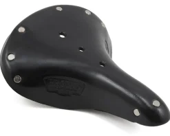 Brooks B17 Women's Saddle (Black) (Black Steel Rails) (177mm)