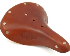 Brooks B17 Women's Saddle (Honey) (Black Steel Rails) (177mm)