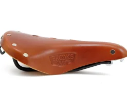 Brooks B17 Women's Saddle (Honey) (Black Steel Rails) (177mm)