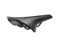 Brooks C17 Cambium Carved Saddle (Black) (Steel Rails) (164mm)