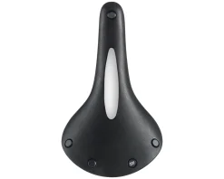 Brooks C17 Cambium Carved Saddle (Black) (Steel Rails) (164mm)