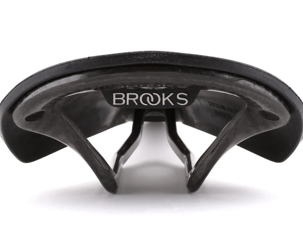 Brooks C13 Cambium Carved Saddle (Black) (Carbon Rails) (158mm)