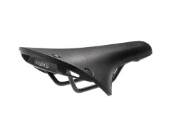 Brooks C19 Cambium Saddle (Black) (Steel Rails) (184mm)