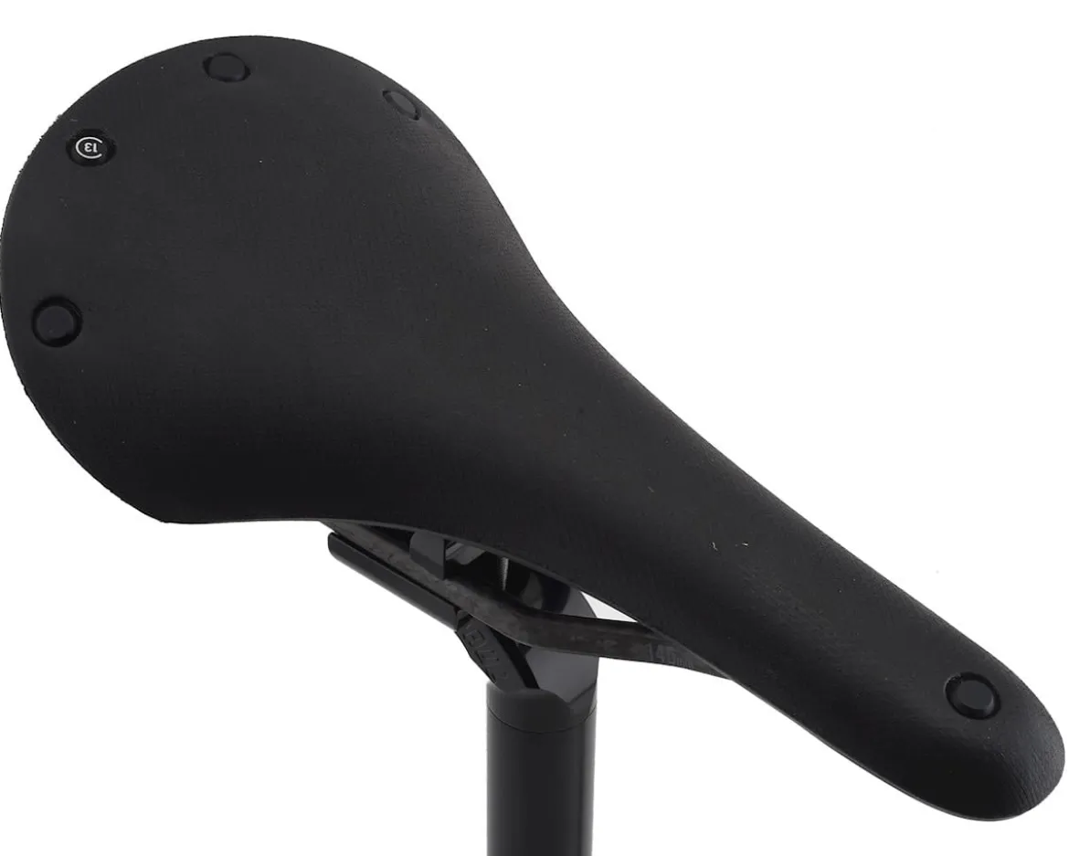 Brooks C13 Cambium Saddle (Black) (Carbon Rails) (145mm)