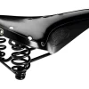 Brooks Flyer Men's Leather Saddle (Black) (Steel Rails) (170mm)