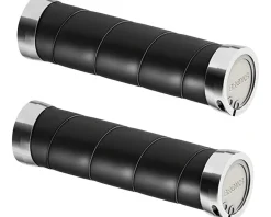 Brooks Slender Leather Grips (Black) (130mm Length)