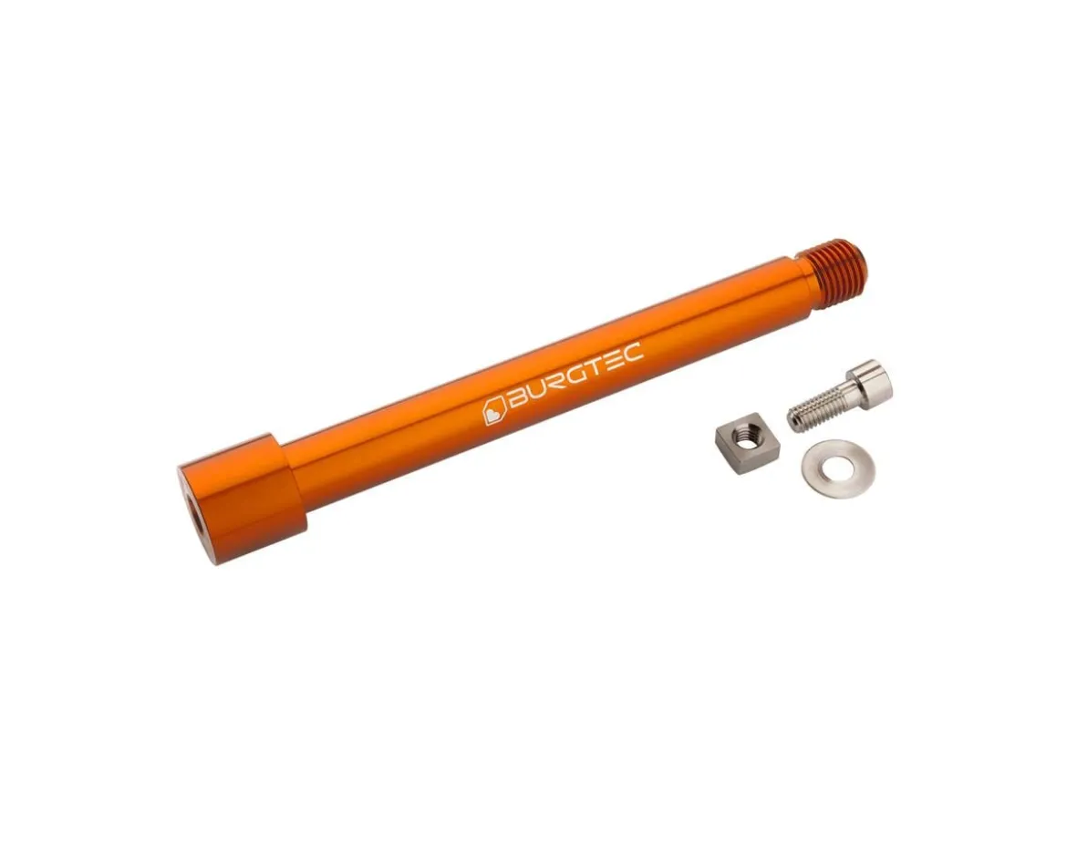 Burgtec Fox Fork 2021+ Axle (Iron Bro Orange) (15 x 110mm) (Fox 36/38)