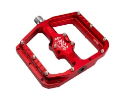 Burgtec Penthouse Flat MK5 B-Rage Edition Pedals (Race Red)