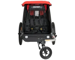 Burley Honey Bee Bike Trailer & Stroller (Red)