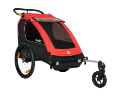 Burley Honey Bee Bike Trailer & Stroller (Red)