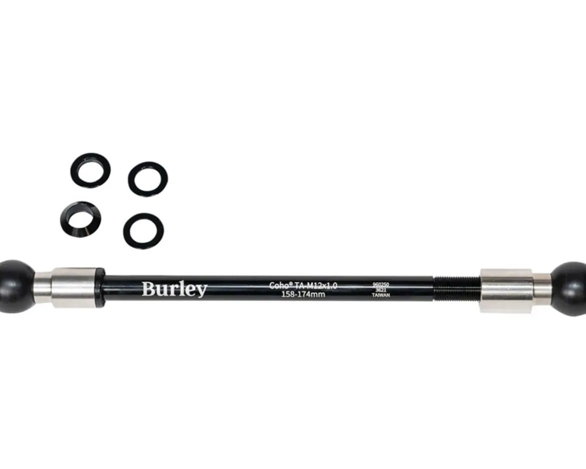 Burley Coho Hitch Adapter Thru-Axle (Black) (12 x 1.0 | 158-174mm)