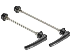 Cadex Titanium Road Skewer Set (Black/Silver) (Titanium) (100/130mm)