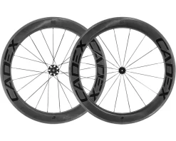 Cadex 65 Tubular Carbon Road Wheels (Shimano HG 11/12) (Rear) (QR x 130mm) (700c) (Black) (Rim Brake)