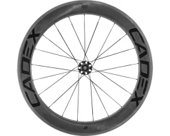 Cadex 65 Tubular Carbon Road Wheels (Shimano HG 11/12) (Rear) (QR x 130mm) (700c) (Black) (Rim Brake)