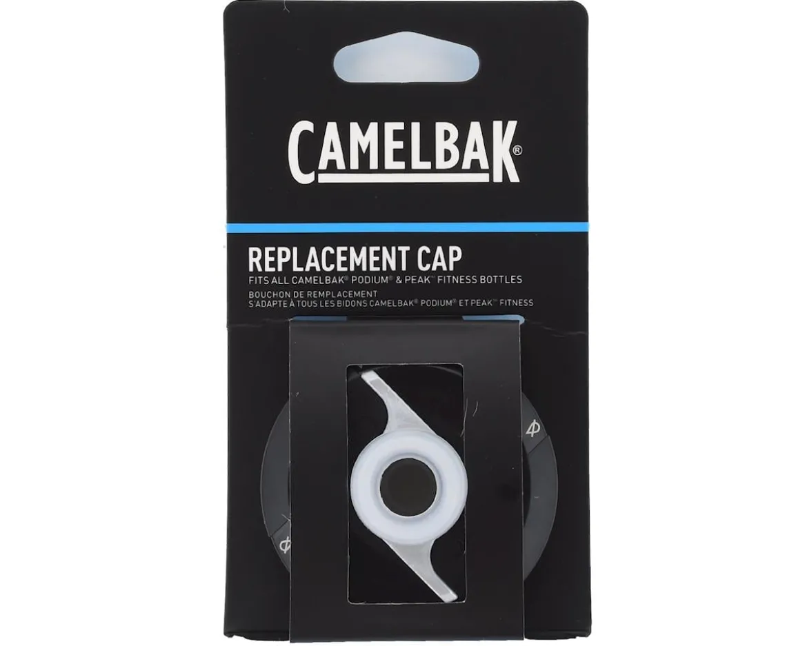 Camelbak Podium and Peak Fitness Water Bottle Replacement Cap (Black)